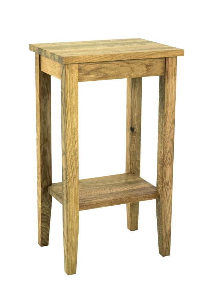 Mørtens Furniture Odkladací stolík s 1 policou Efler, 69 cm